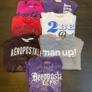 Bundle of Aeropostale shirts